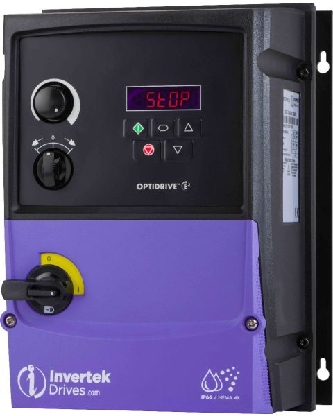 Invertek ODE-3-240095-3F4B Optidrive E3 4kW IP66 Switched Outdoor Rated VFD